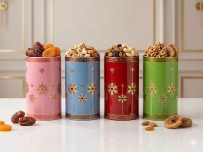 خرید و قیمت قوطی فلزی استوانه ای