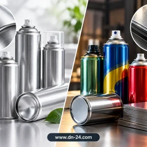 تفاوت قوطی اسپری آلومینیومی و تین‌پلیت؛ کدام برای محصول شما مناسب‌تر است؟